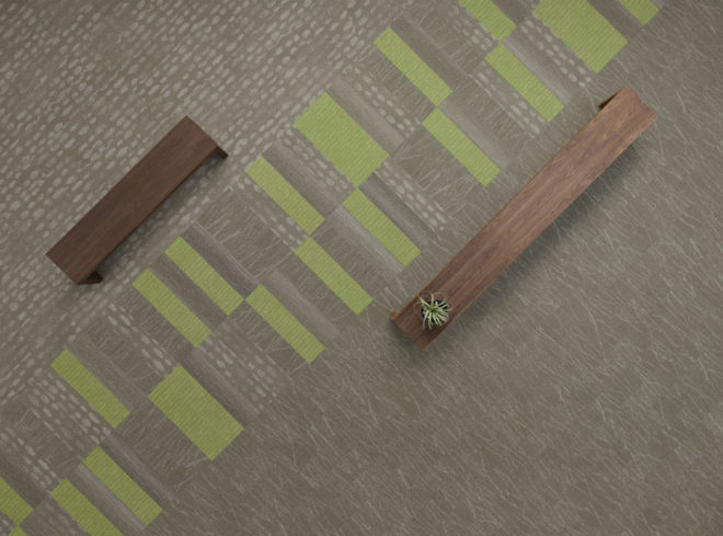 The rerelease of ‘A Walk in the Garden’, a collaboration between William McDonough and Shaw Contract.
